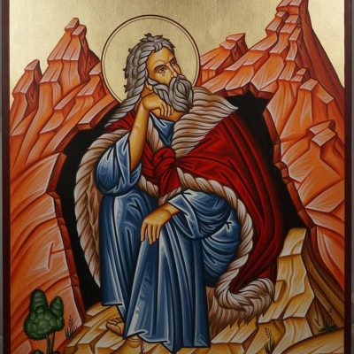 Prophet Elijah_in_Front_of_the_Cave